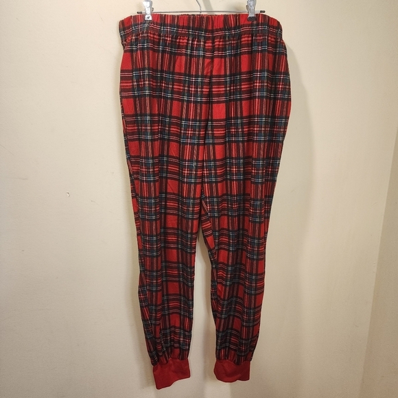 Carisma Christmas Red Plaid pajama pants size XL - Picture 6 of 8